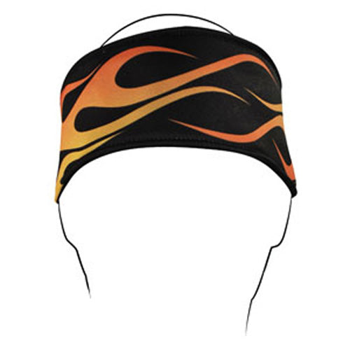 BOBSTER HB006 Polyester Flames Headband for Athletic and Casual Wear