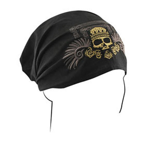BOBSTER Highway Honey® Cotton Headwrap, Golden Skull - Part HBHH02