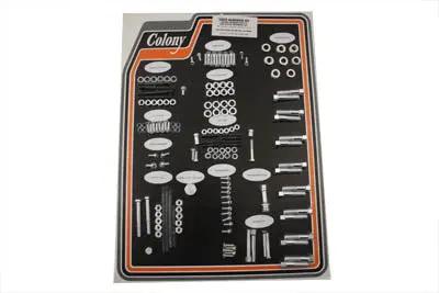 Colony Cadmium Stock Style Hardware Kit for Harley Davidson G (1937-1946) by Colony