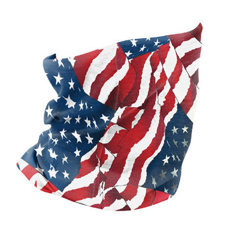 Bobster TF265 Motley Tube & Trade Fleece-Lined Wavy American Flag