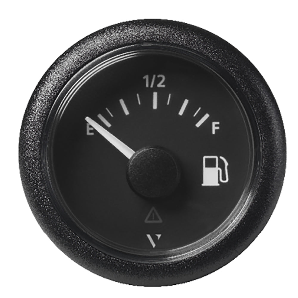 Veratron 52MM ViewLine Fuel Level Gauge A2C59514094 with Black Dial and Round Bezel