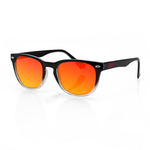 Bobster EZNV03 NVS Sunglasses with Black Gradient Frames and Smoked Crimson Mirror Lenses