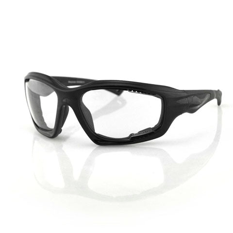 Bobster Desperado Sunglasses with Anti-Fog Clear Lens and Foam Padding