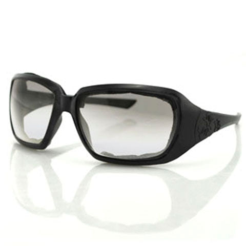 Bobster Scarlet Sunglasses with Black Frame and Anti-Fog Clear Foam - Model ESCA001C