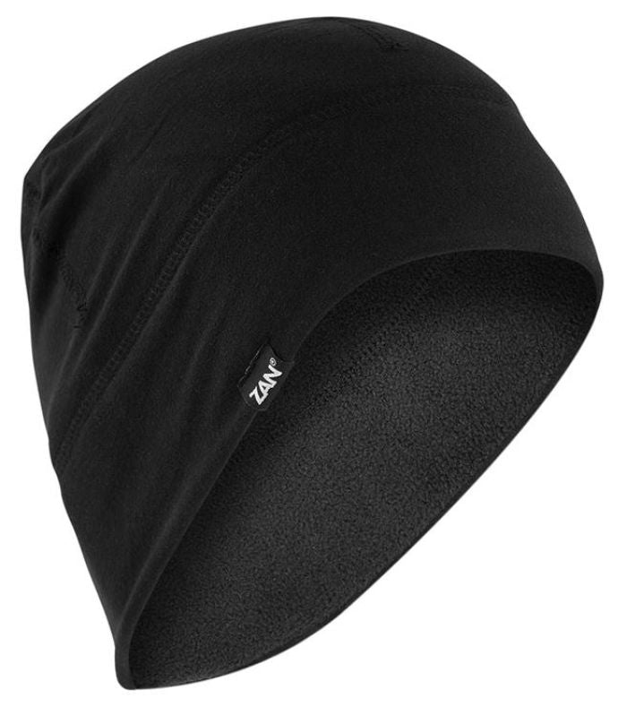 Bobster WHLF114 ZAN Helmet Liner/Beanie SportFlex UPF50+ Fleece Lined Black