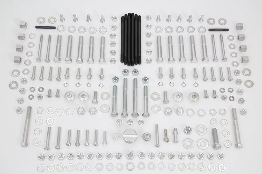 Colony Stock Style Hardware Kit for Harley Davidson FL and FX Models, Cadmium Finish by Colony