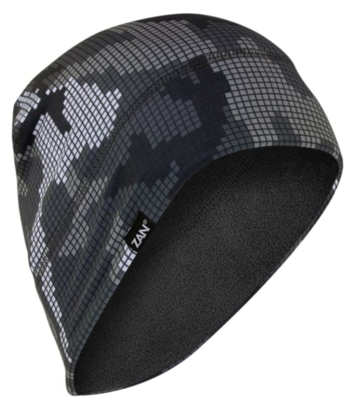 Bobster WHLF608 ZAN Helmet Liner/Beanie SportFlex UPF50+ Fleece Lined Camo