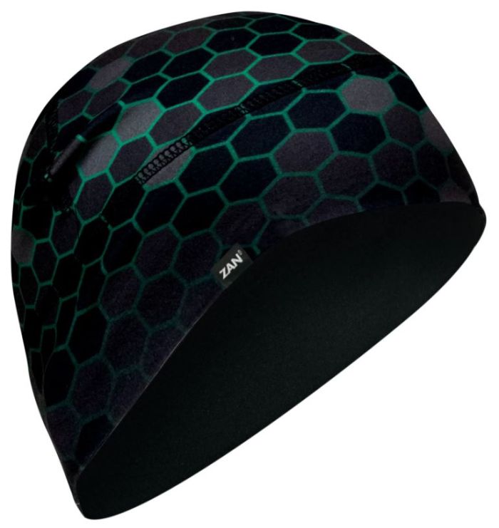 Bobster WHLL146 Zan Helmet Liner/Beanie SportFlex UPF50+ Series ZAN Carbon Hex