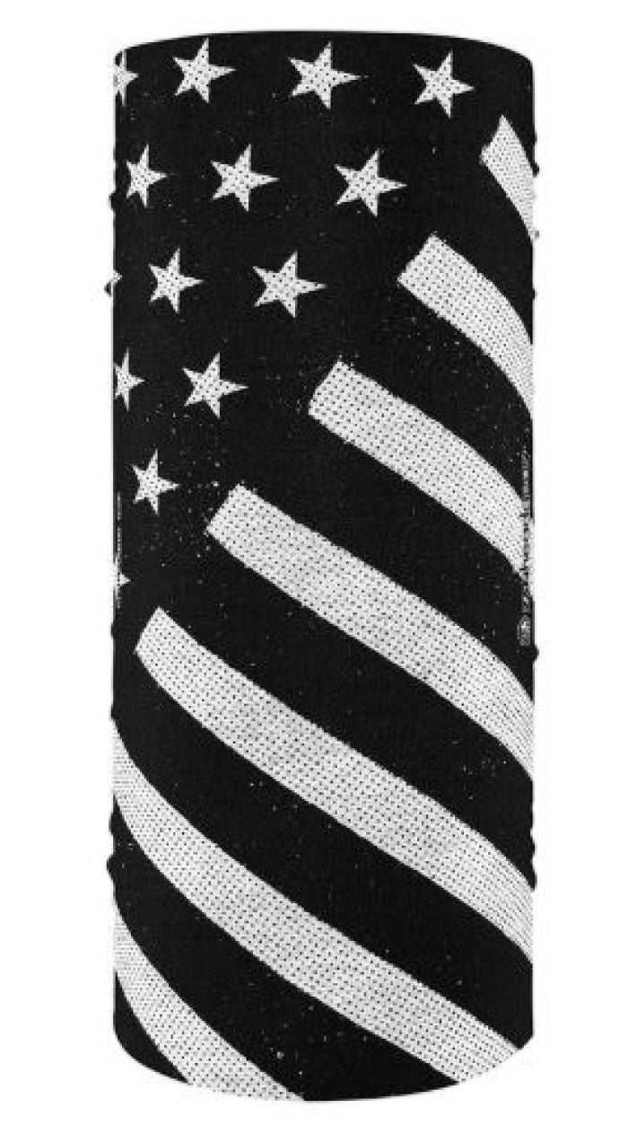 Bobster T091 ZAN Motley Tube Polyester Black & White Flag