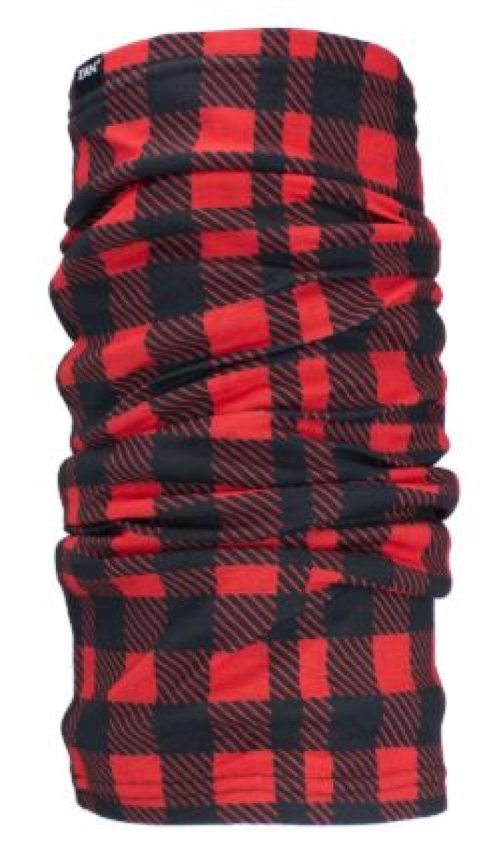 Bobster TF125 ZAN Motley Tube Fleece Lined Red Buffalo Plaid