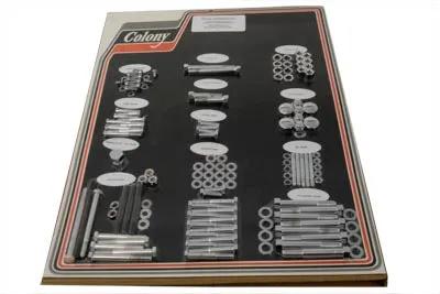 Colony Stock Style Hardware Kit Chrome for Harley Davidson XLCH (1957-1966) by Colony