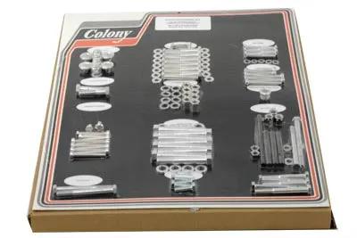 Colony Stock Style Hardware Kit Cadmium for Harley Davidson XLH (1967-1970) by Colony