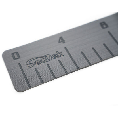 SeaDek 22135-80038 36-Inch Fish Ruler, Storm Grey with SeaDek Logo