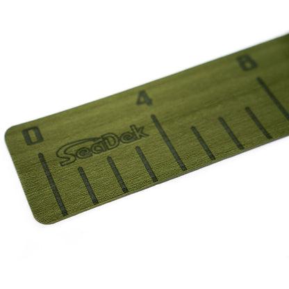 SeaDek 36-inch Olive Green Fish Ruler with SeaDek Logo