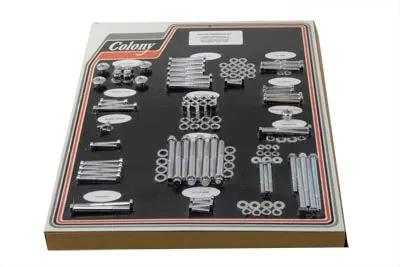 Colony Stock Style Hardware Kit Chrome for Harley Davidson XL (1977-1980) by Colony