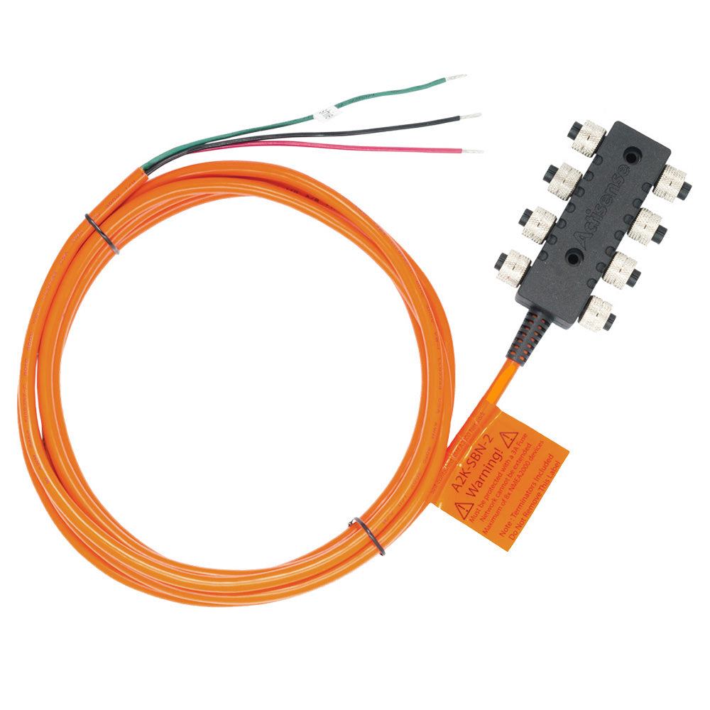 Actisense A2K-SBN-2 Self-Contained Boat Network for Up to 8 Devices with Internal Terminators and Power Feed