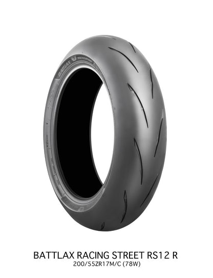 Bridgestone Battlax Racing Street RS12R 200/55ZR17M/C Tire