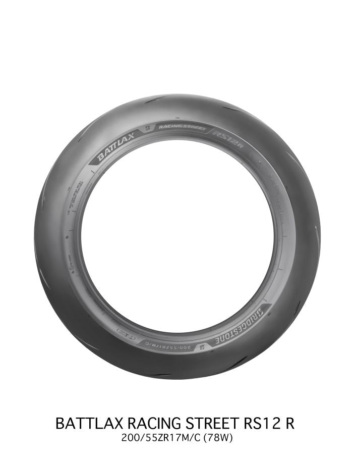 Bridgestone Battlax Racing Street RS12R 200/55ZR17M/C Tire