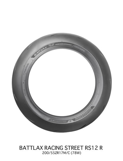 Bridgestone Battlax Racing Street RS12R 200/55ZR17M/C Tire