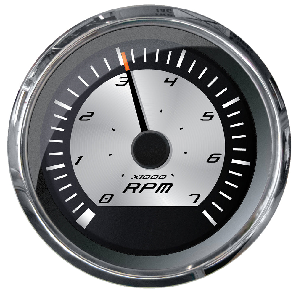 Faria Beede Instruments Platinum Series 4-Inch Tachometer - 7000 RPM for Gas Engines (Inboard, Outboard, I/O)