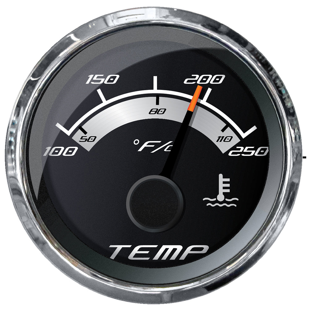 Faria Beede Instruments Platinum 2-Inch Water Temperature Gauge (100-250°F)