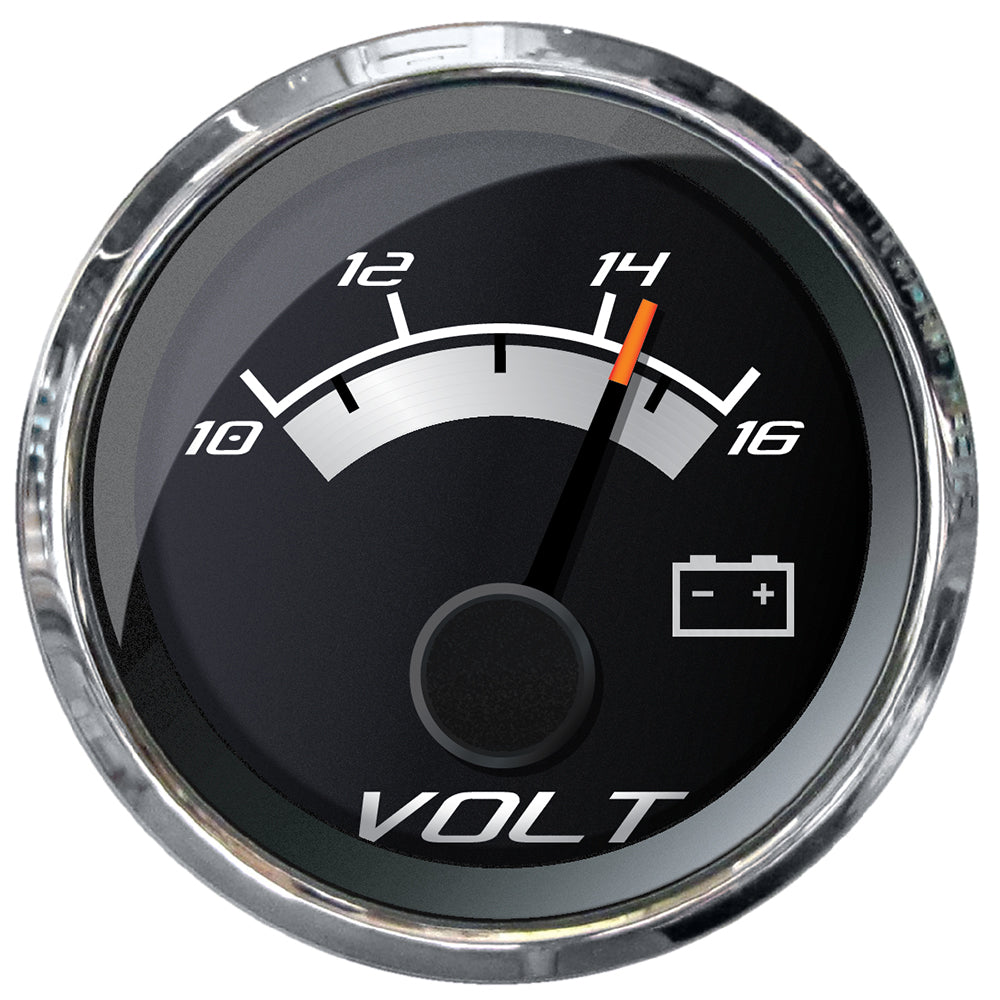Faria Beede Instruments Platinum Series 2-Inch Voltmeter (10-16 VDC)