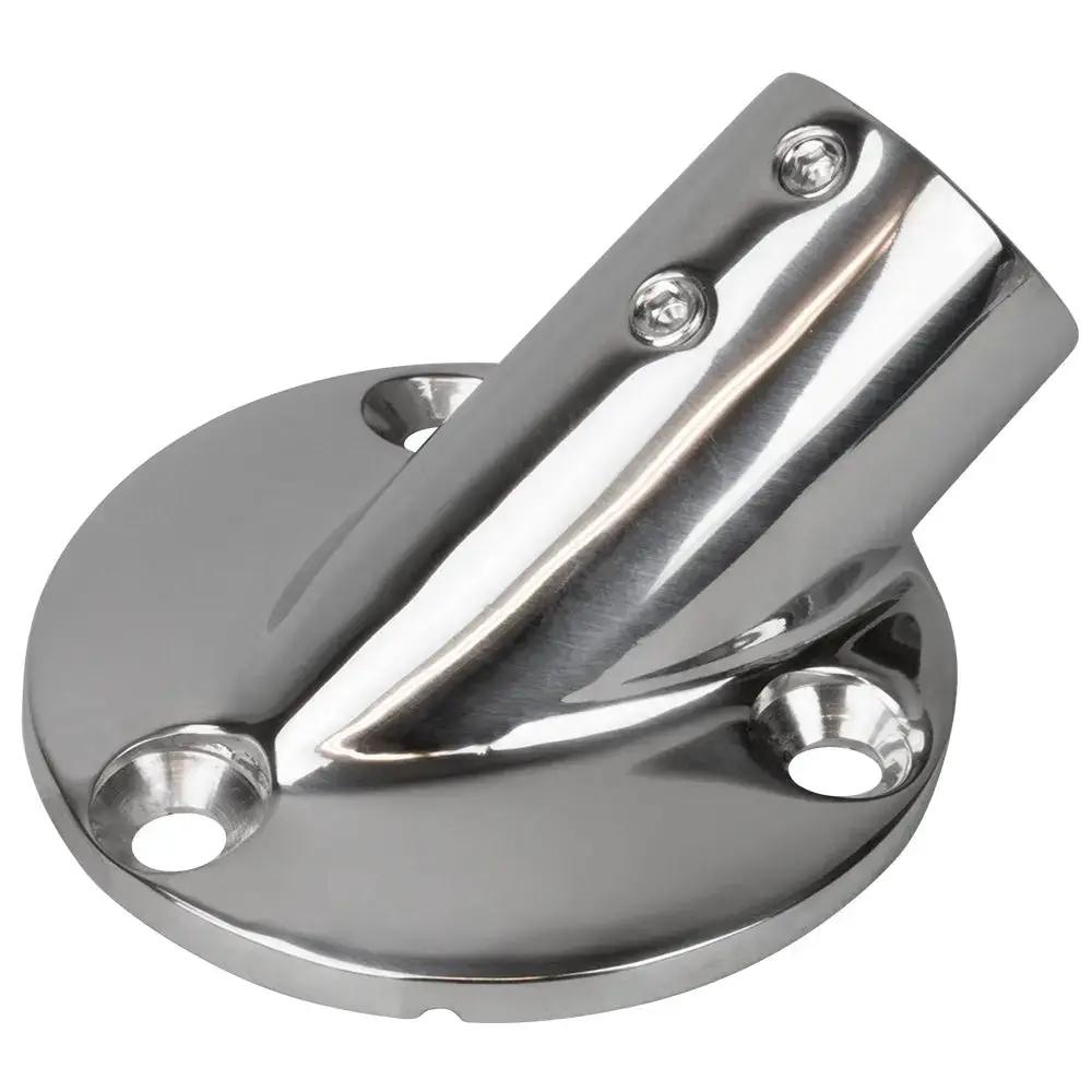Sea-Dog Rail Base Fitting 2-3/4-Inch Round Base in 316 Stainless Steel - 1-Inch Outer Diameter by Sea-Dog