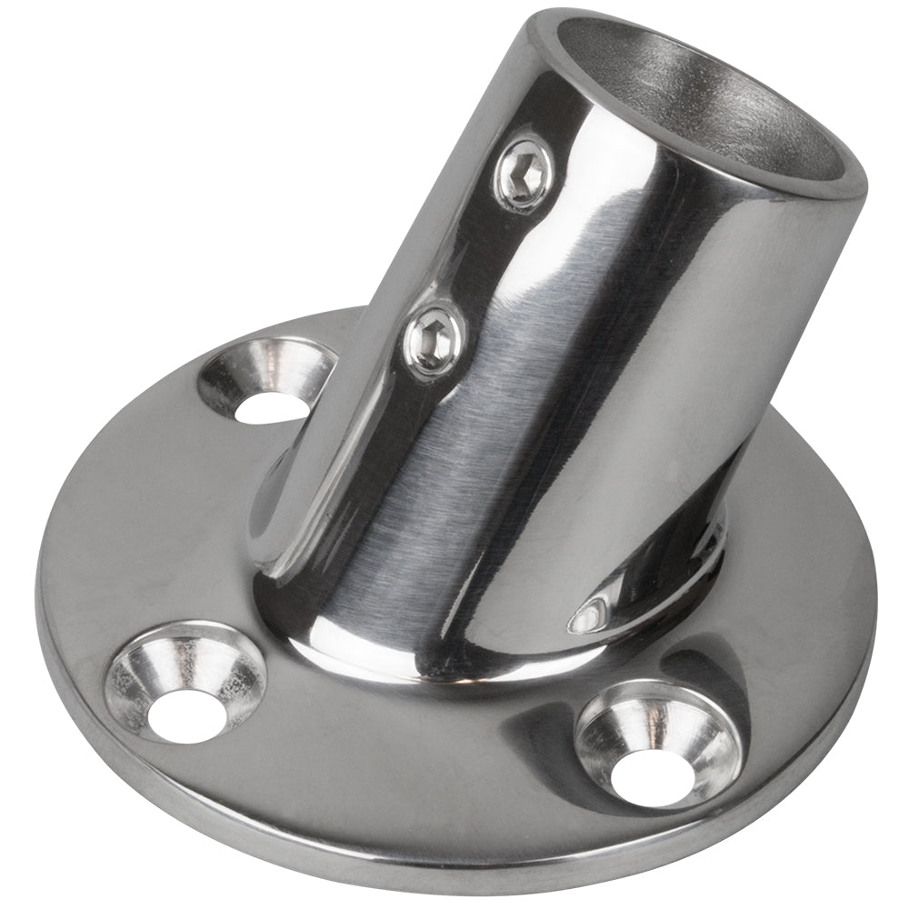 Sea-Dog Rail Base Fitting 2-3/4-Inch Round Base in 316 Stainless Steel – Part Number 280601-1