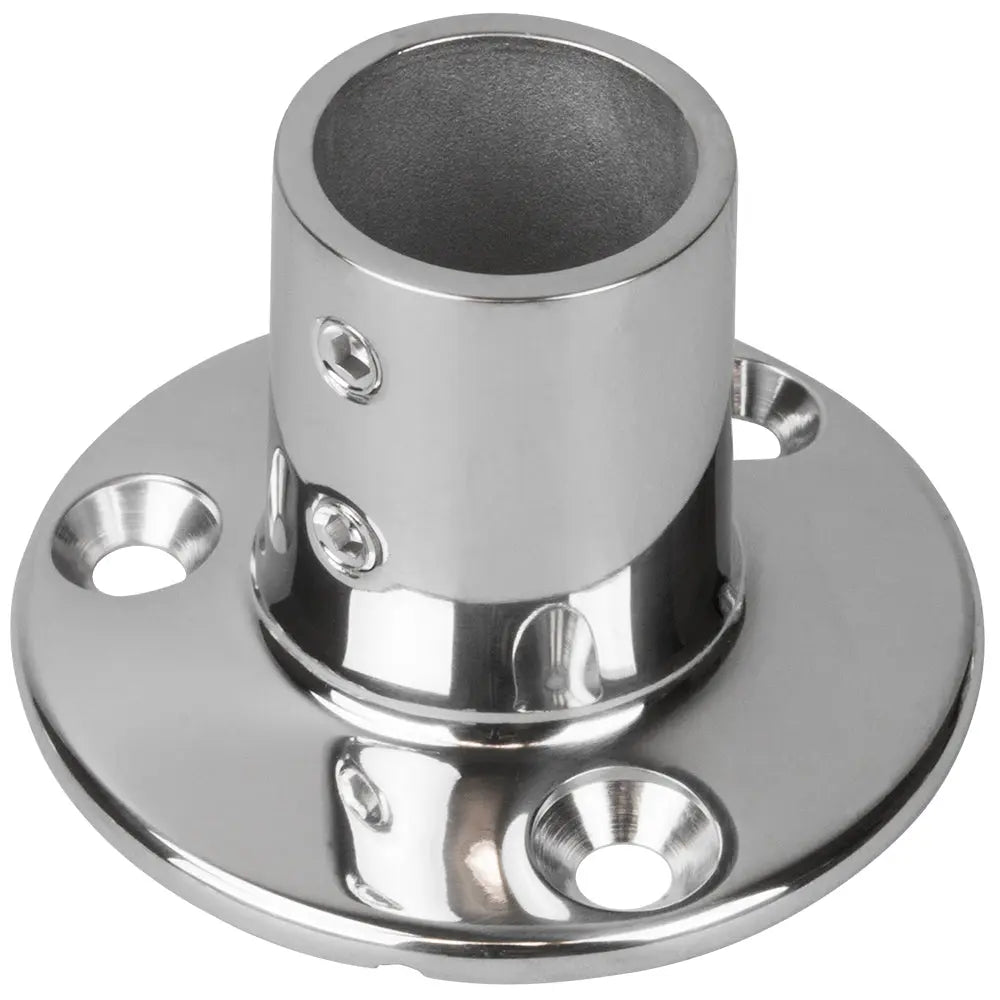 Sea-Dog Rail Base Fitting with 2-3/4-Inch Round Base in 316 Stainless Steel - 1 Inch OD by Sea-Dog