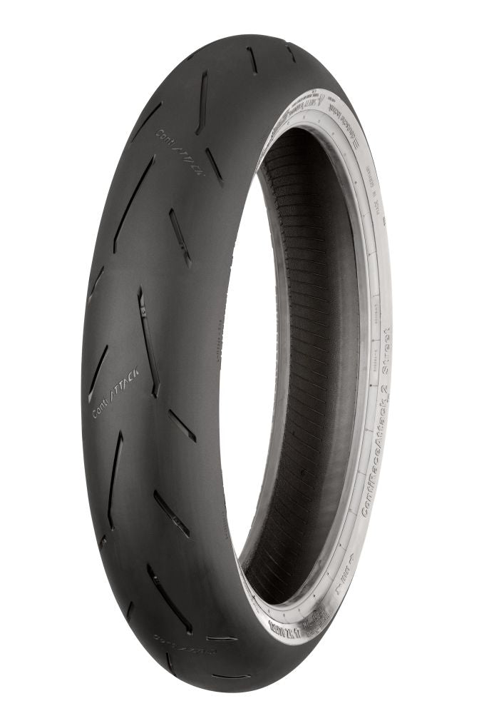 Continental Conti Race Attack 2 Street 120/70 ZR 17 Front Tire, 58W TL