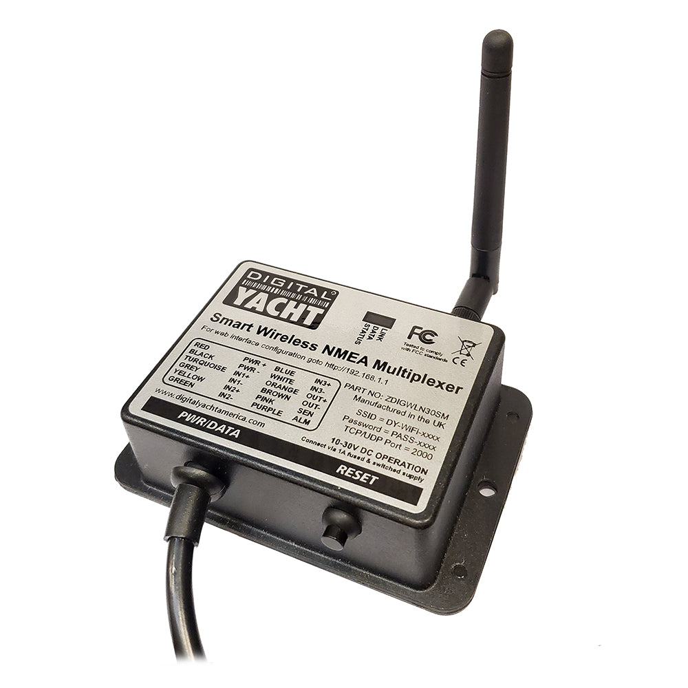 Digital Yacht WLN30 Smart Wireless NMEA Multiplexer for Marine Navigation