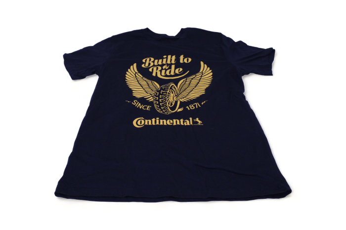 Continental Black T-Shirt, Small – Part Number T-SHIRT SM