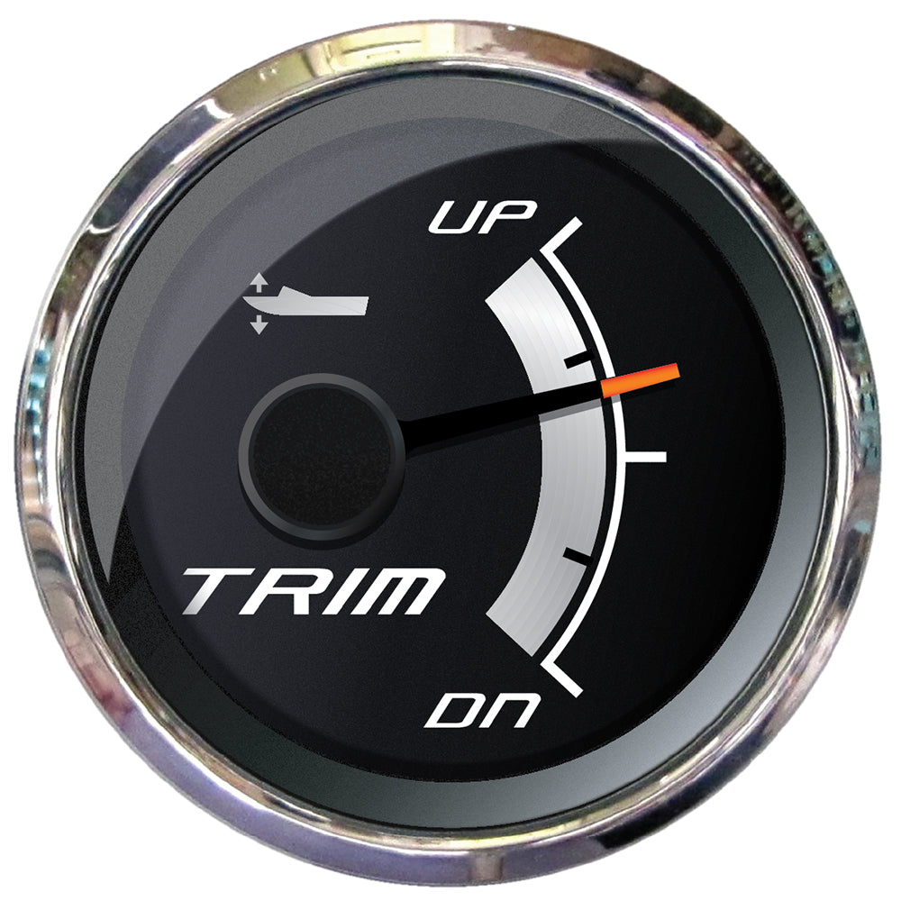 Faria Beede Instruments Platinum Series 2-Inch Trim Gauge for Mercury, Mariner, Mercruiser, Volvo DP, Yamaha 2001 & Newer