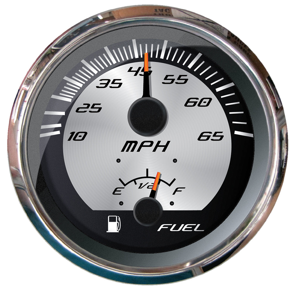 Faria Beede Instruments Platinum 4-Inch Multi-Function Speedometer and Fuel Gauge
