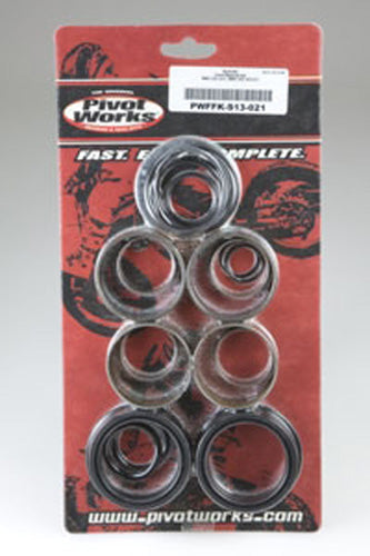 Pivot Works Fork Rebuild Kit for Suzuki Bikes - Part Number PWFFK-S13-021