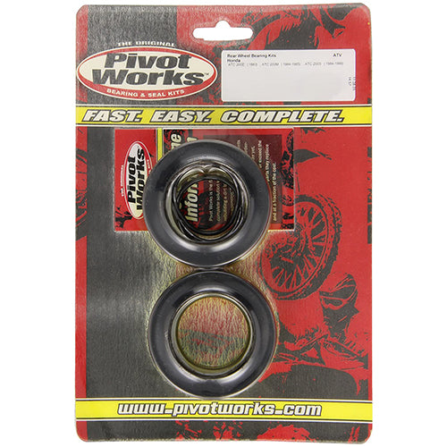 Pivot Works Rear Wheel Bearing Kit for Honda ATV - Part Number PWRWK-H56-000