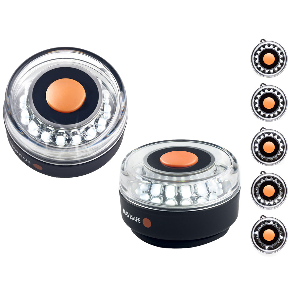 Navisafe Navilight All-White 5 Mode 360 Degree Navigation Light with Magnet Base