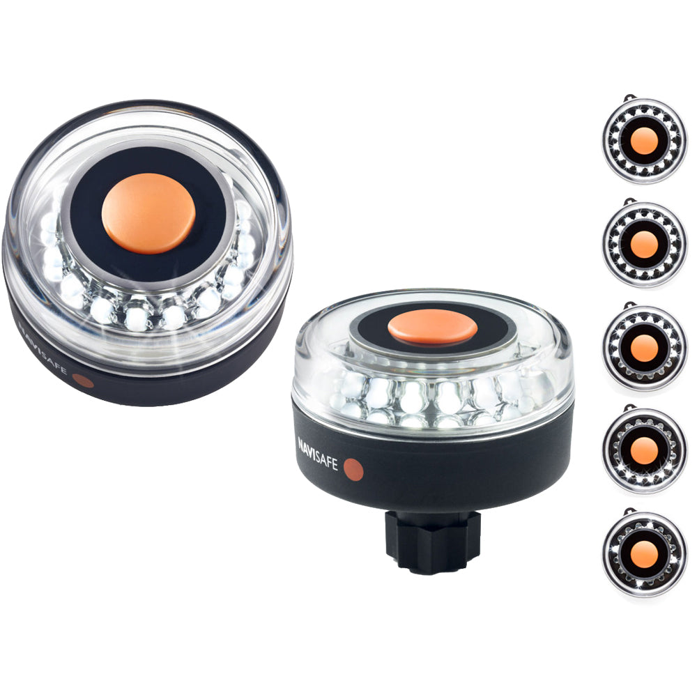 Navisafe Navilight All-White 5 Mode 360 Degree Navigation Light with RAILBLAZA Mount