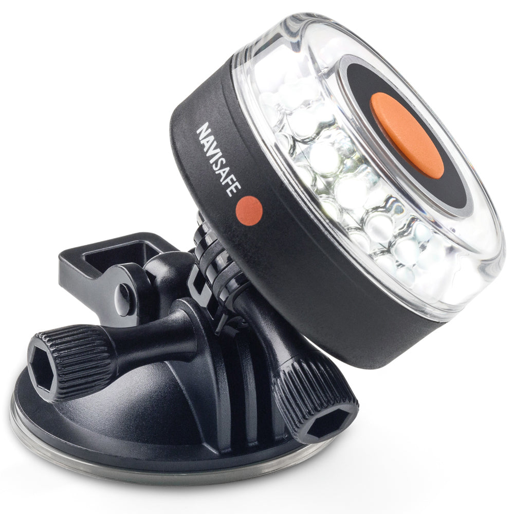 Navisafe All-White 5 Mode 360 2NM Navigation Light with Suction Mount