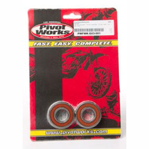 Pivot Works Front Wheel Bearing Kit for Gas Gas Bikes - Part Number PWFWK-G03-001