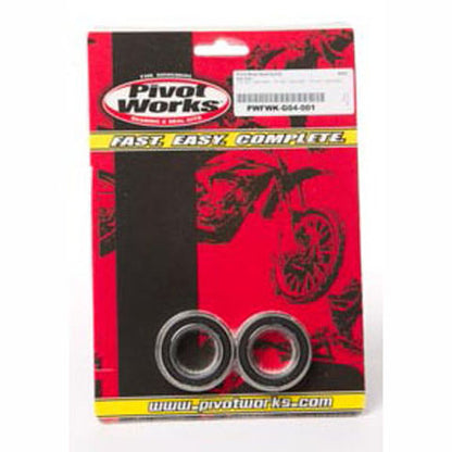 Pivot Works Front Wheel Bearing Kit for Gas Gas Bikes - Part Number PWFWK-G04-001