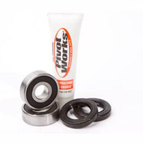 Pivot Works Front Wheel Bearing Kit for Honda Motorcycles – Part Number PWFWK-H04-008