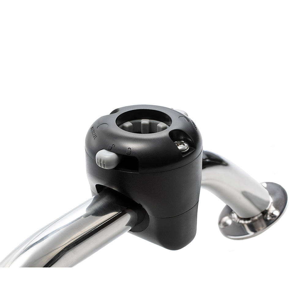 Navisafe Navimount Rail Mount Black with Screws – Versatile Mounting for 1 to 1-1/4 inch Rails