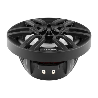 DS18 Hydro 6.5-Inch 2-Way Marine Speakers with RGB LED Lights – Matte Black
