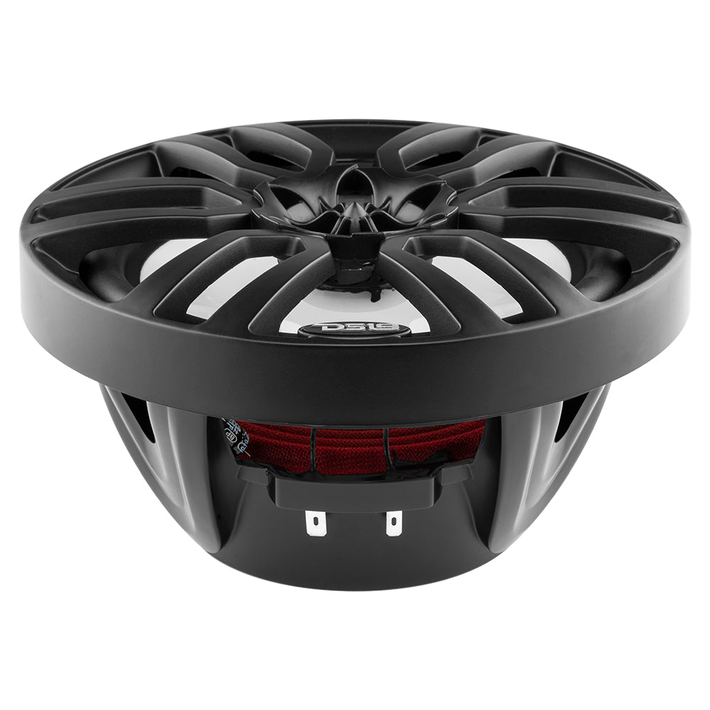 DS18 Hydro 8-Inch 2-Way Marine Speakers with RGB LED Lighting - Matte Black (Part NXL-8BK)