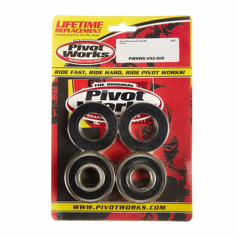 Pivot Works Rear Wheel and Seal Kit for Victory SB – Part Number PWRWS-V02-000