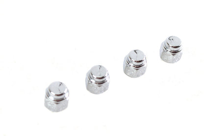 Colony Chrome Cap Nut Fine 5/16 inch-24 Thread, Pack of 4