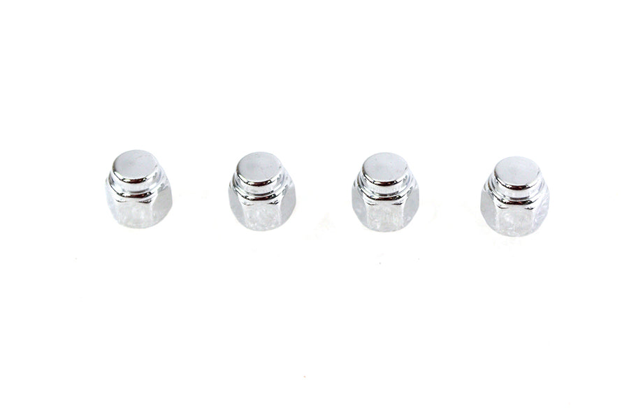 Colony Chrome Cap Nut Fine 5/16 inch-24 Thread, Pack of 4