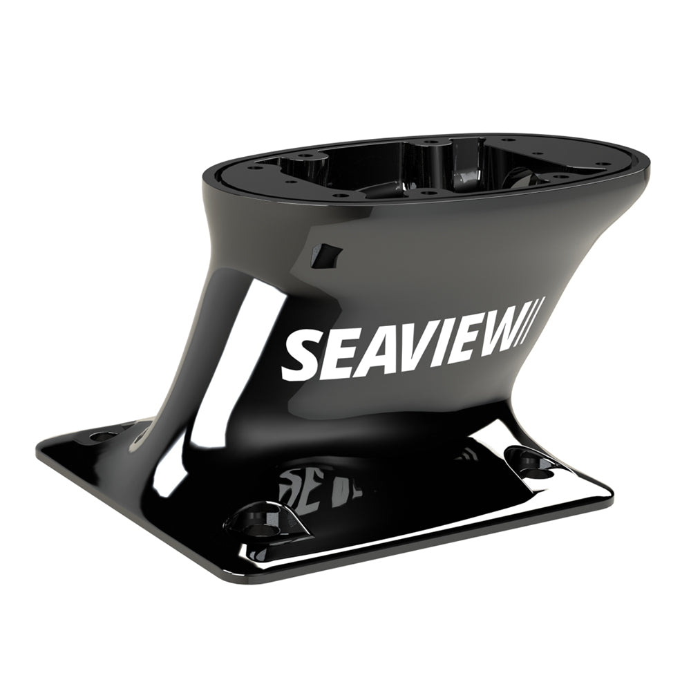 Seaview 5-Inch Modular Mount Aft Raked 7x7 Base Top Plate Required - Black (Part Number: PMA57M1BLK)