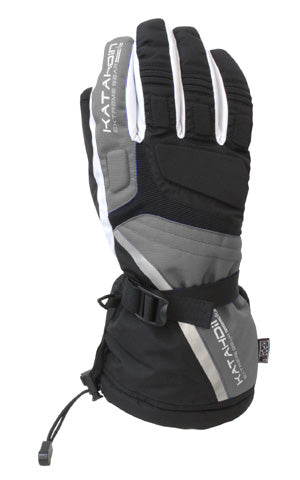 Katahdin Gear Cyclone Snowmobile Glove - Grey, Extra Small (Part #84181801)